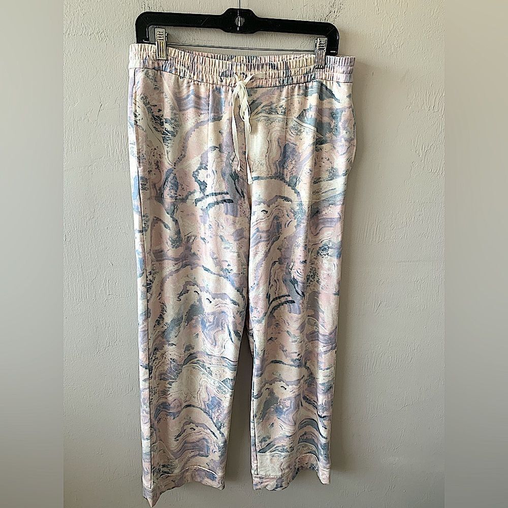 Soft Surroundings Pastel Swirl Tie Dye Lounge pants size M